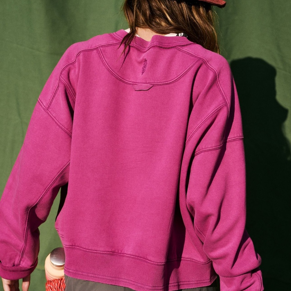 Free People Movement Intercept Pullover Berry